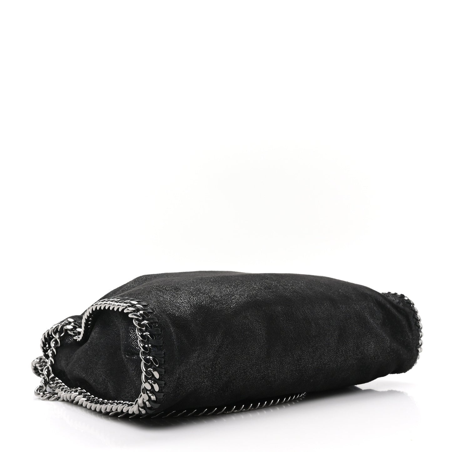 Shaggy Deer Falabella Fold Over Tote Black