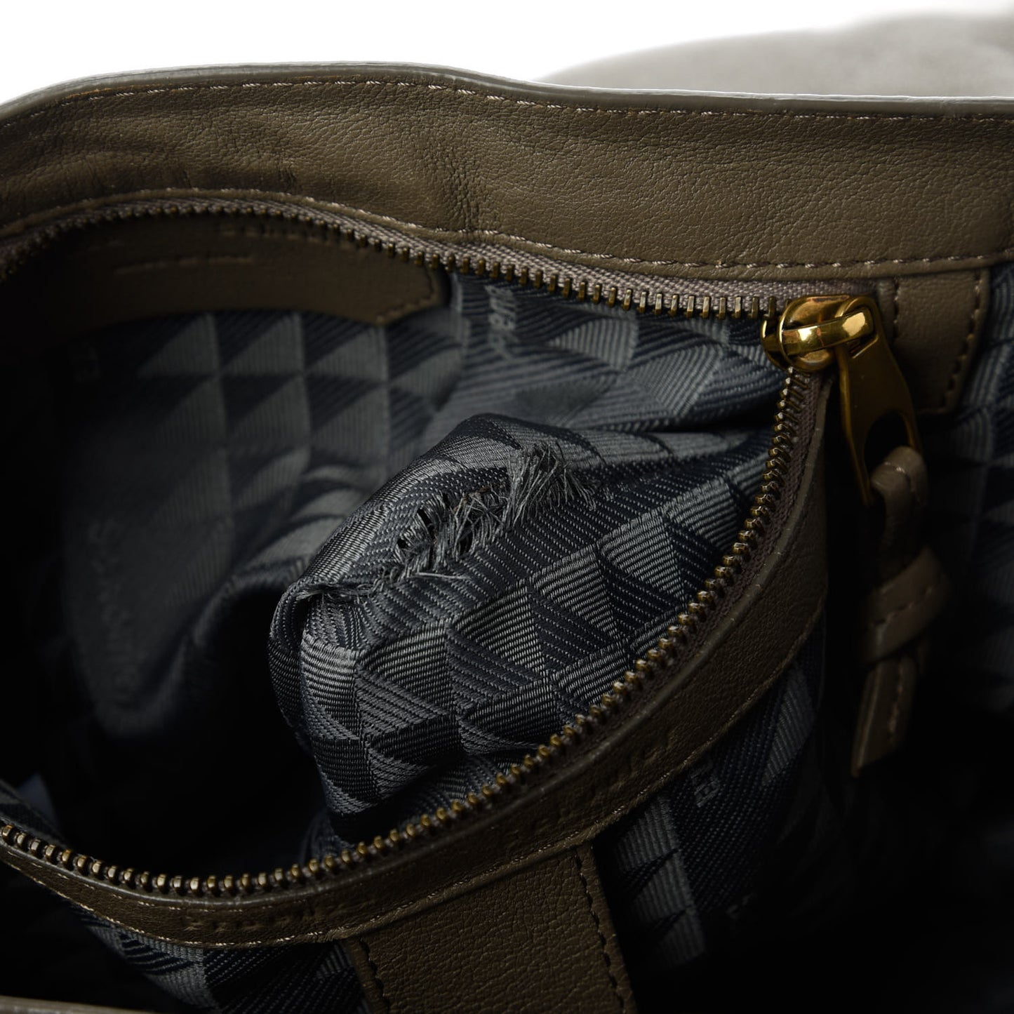 Lambskin PS1 Satchel Dark Olive