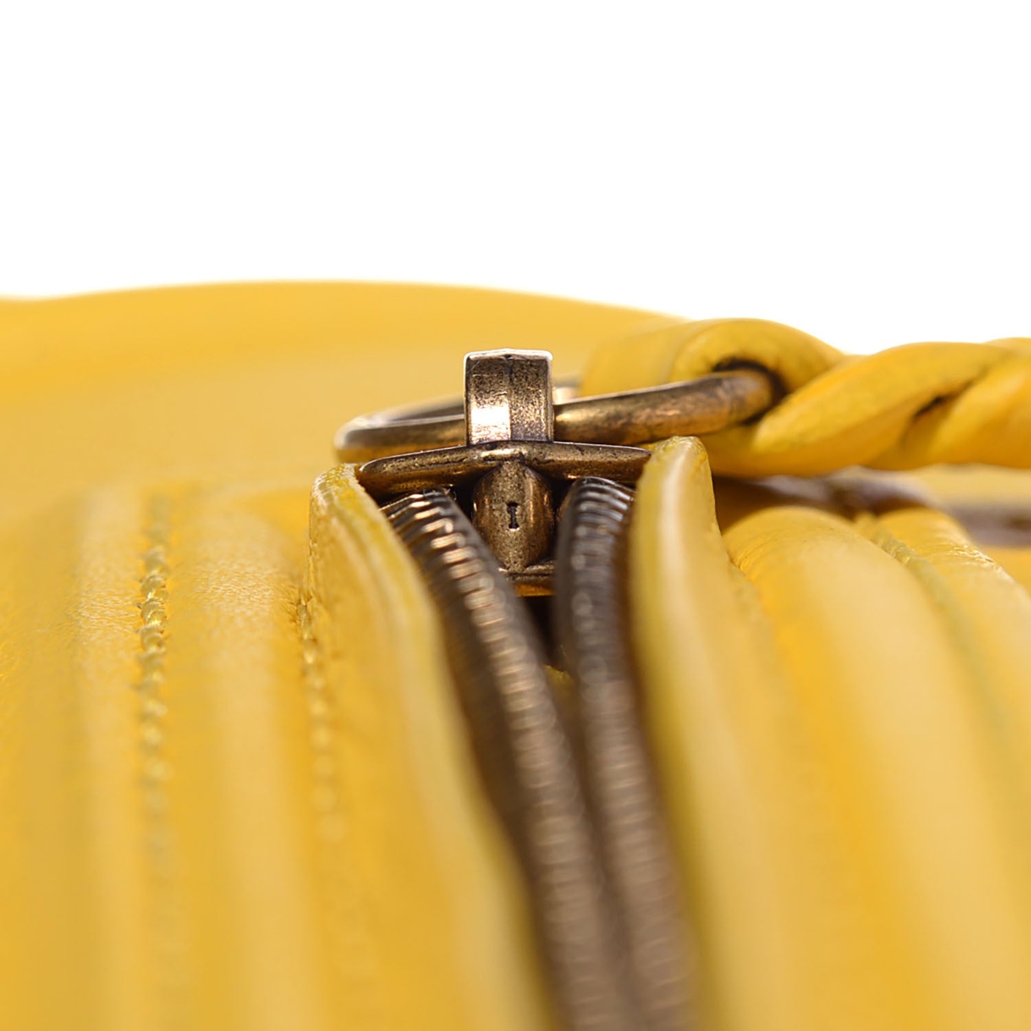 Celine Supple Calfskin Medium Phantom Luggage Sun Yellow 6 of 9
