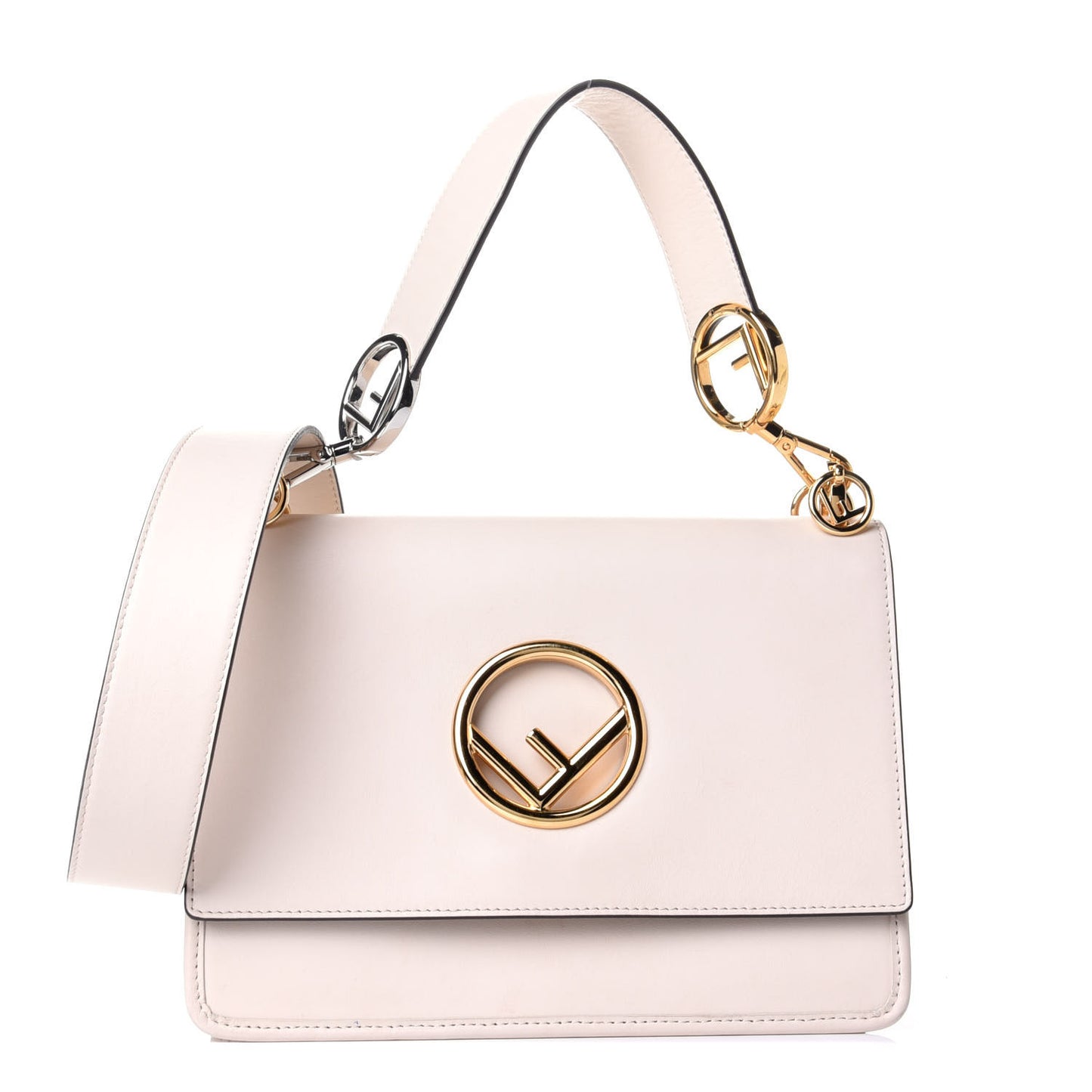 Vitello Century Opaco F is Fendi Kan I Shoulder Bag Camelia
