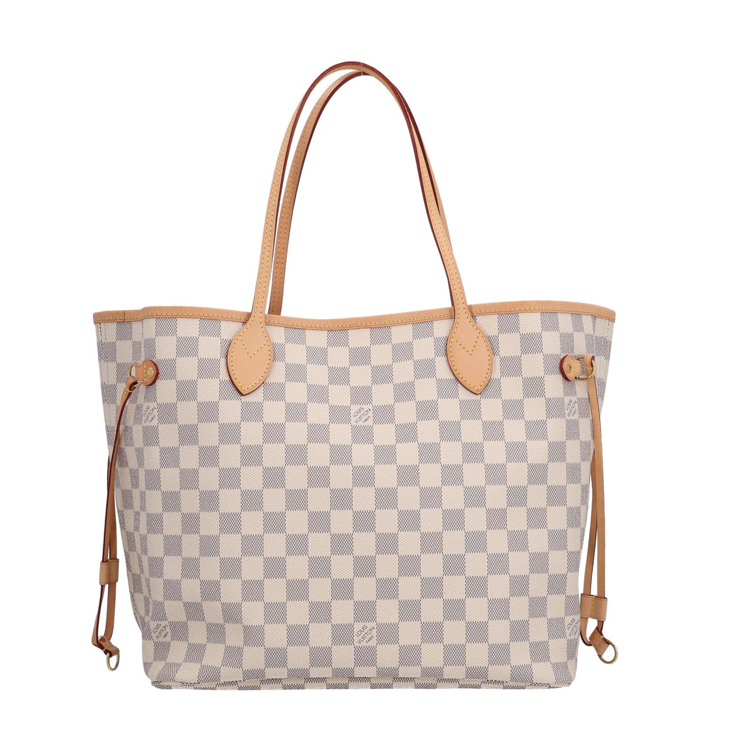 Damier Azur Neo Neverfull MM Rose Ballerine
