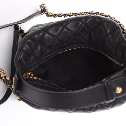 Chanel Lambskin Quilted Small Hobo Black 5 of 9