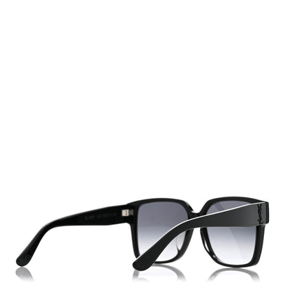 Saint Laurent Acetate Square Sunglasses SL M9F Black 4 of 7
