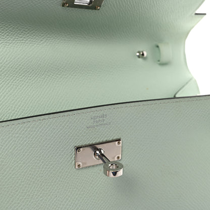 Hermes Epsom Kelly Wallet To Go Vert Peppermint 5 of 9
