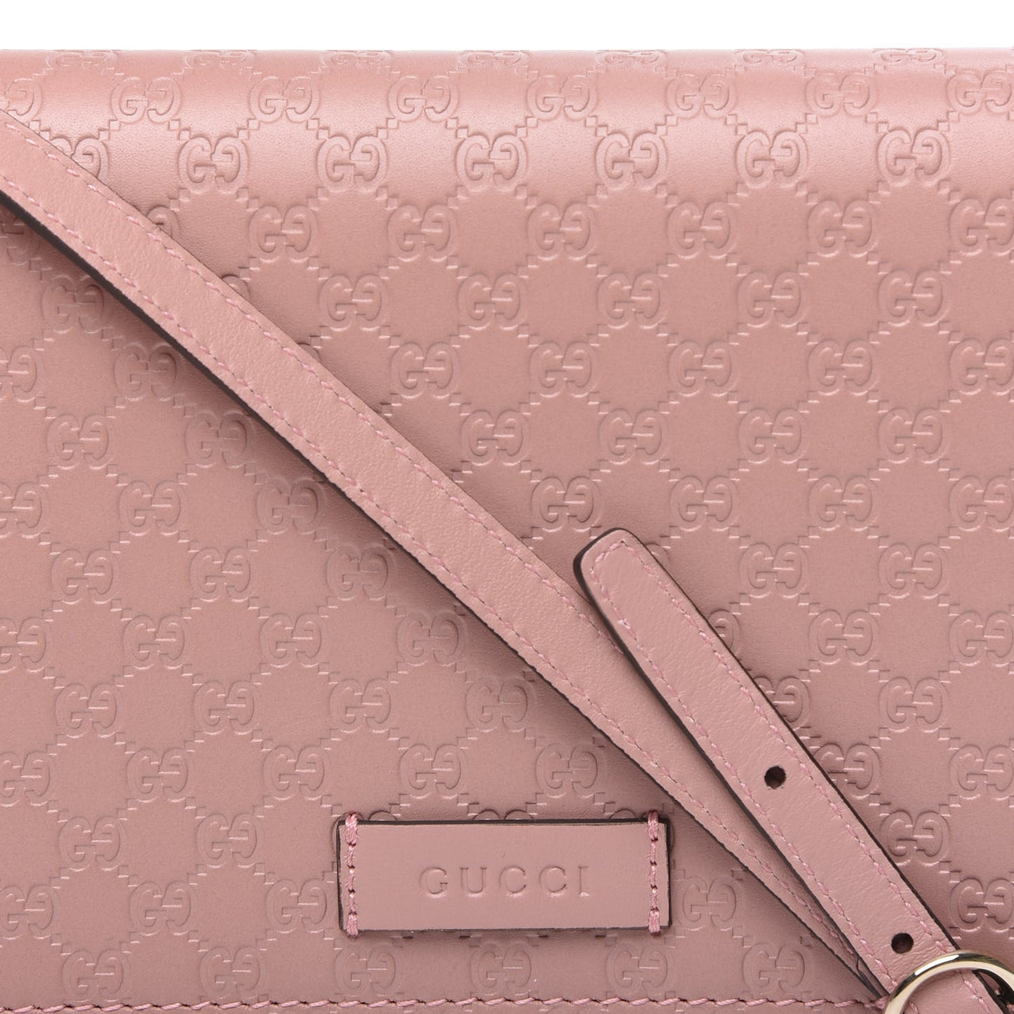 Microguccissima Crossbody Wallet Soft Pink