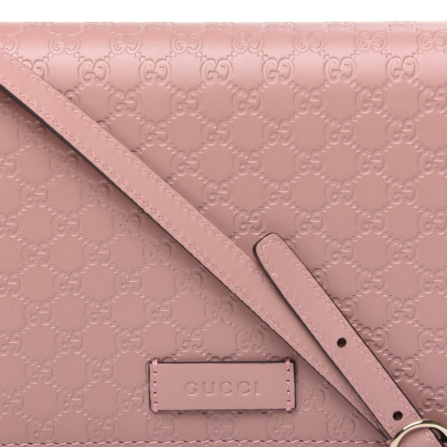 Gucci Microguccissima Crossbody Wallet Soft Pink 8 of 9