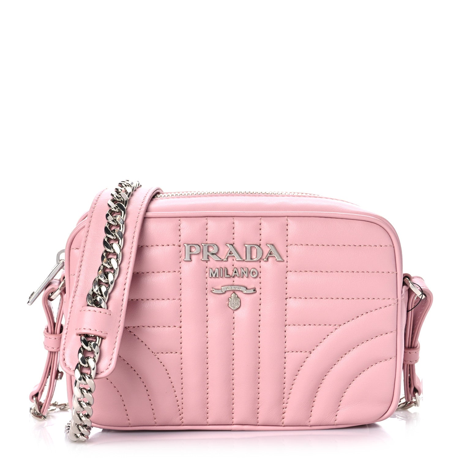 Prada Soft Calfskin Diagramme Camera Bag Pesco 1 of 8