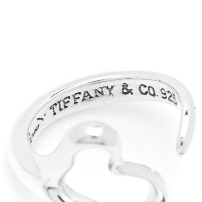 Tiffany Sterling Silver Elsa Peretti Open Heart Ring 51 5.75 4 of 4