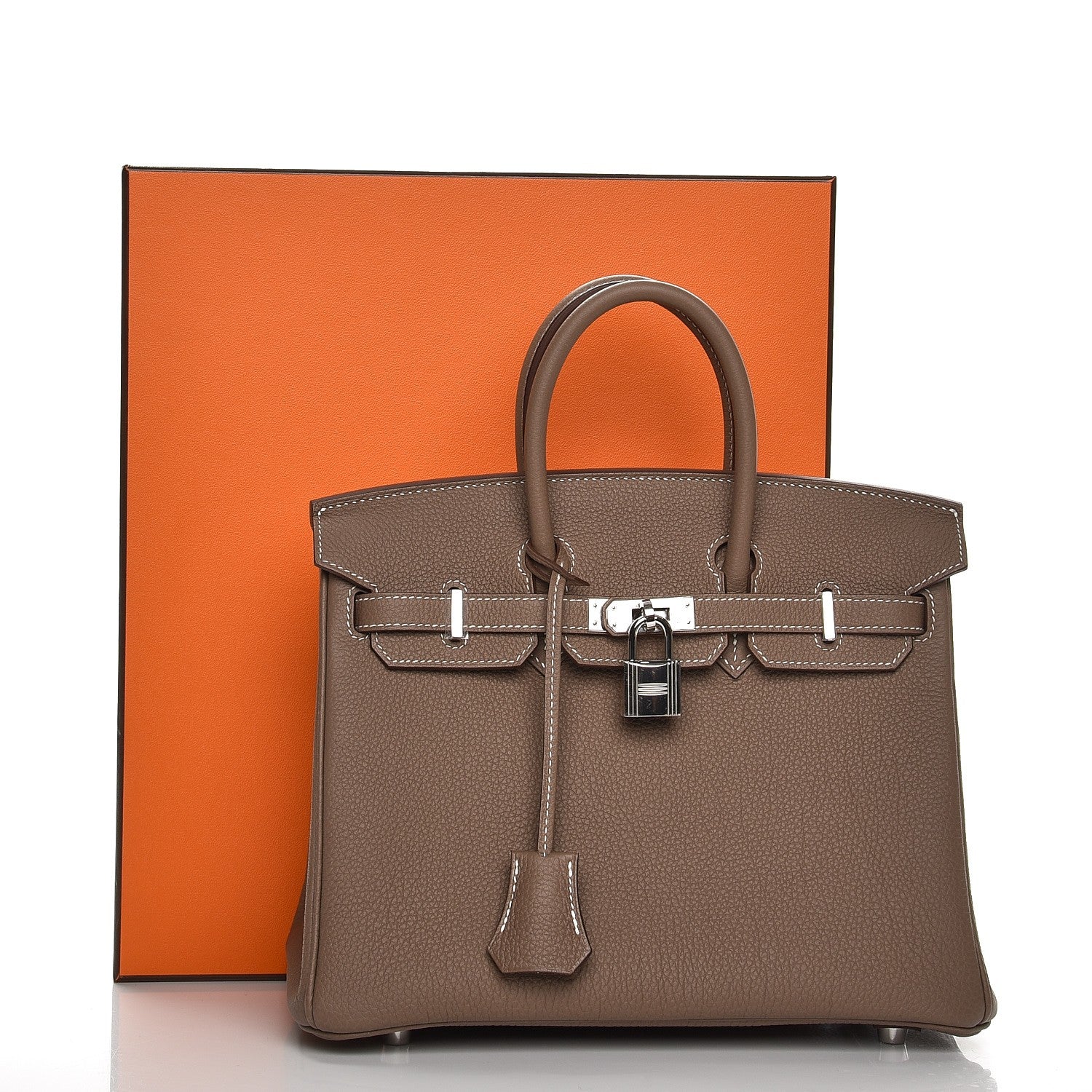 Hermes Togo Birkin 25 Etoupe 27 of 27