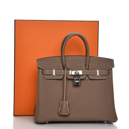 Hermes Togo Birkin 25 Etoupe 27 of 27