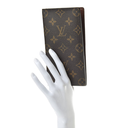 Louis Vuitton Monogram Porte Valeurs Checkbook Wallet 2 of 10
