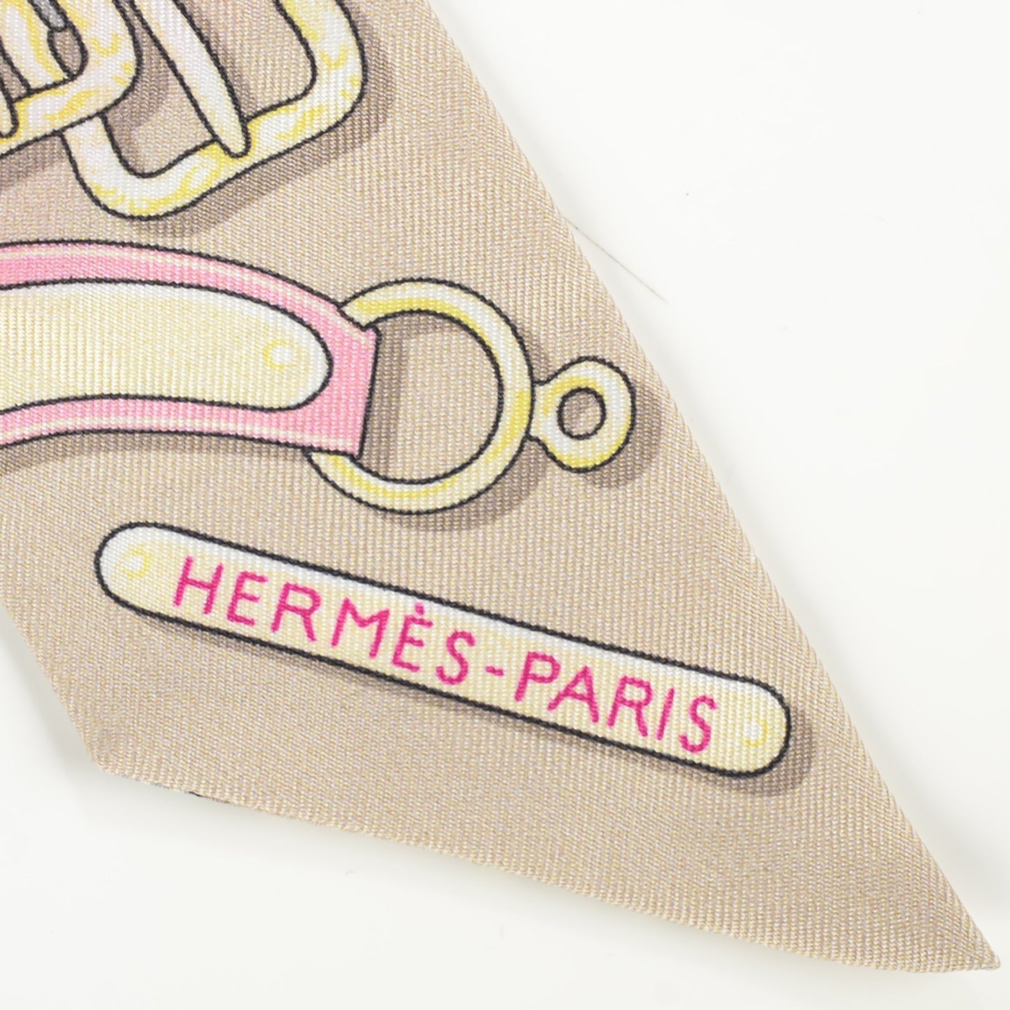 Silk Harnais des Presidents Twilly Beige Bleu Pink