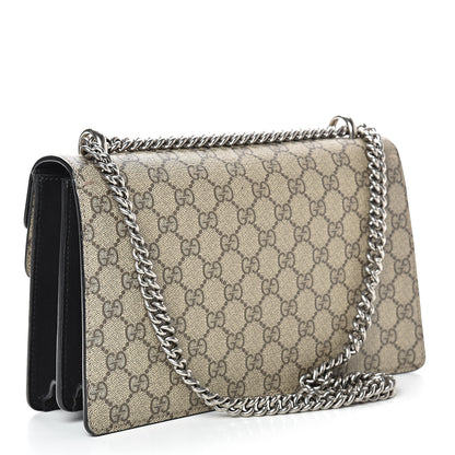 Gucci GG Supreme Monogram Small Dionysus Shoulder Bag Black 2 of 13