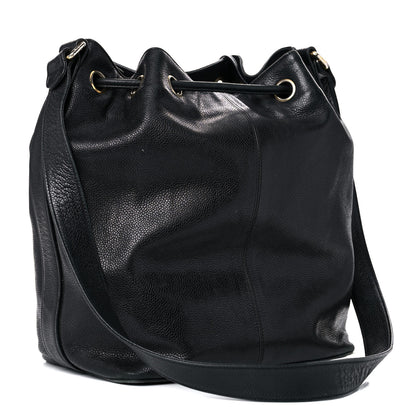 Chanel Caviar Drawstring Shoulder Bag Black 4 of 32