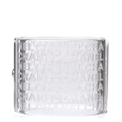 Chanel Metal Resin Logo Cuff Transparent 3 of 6