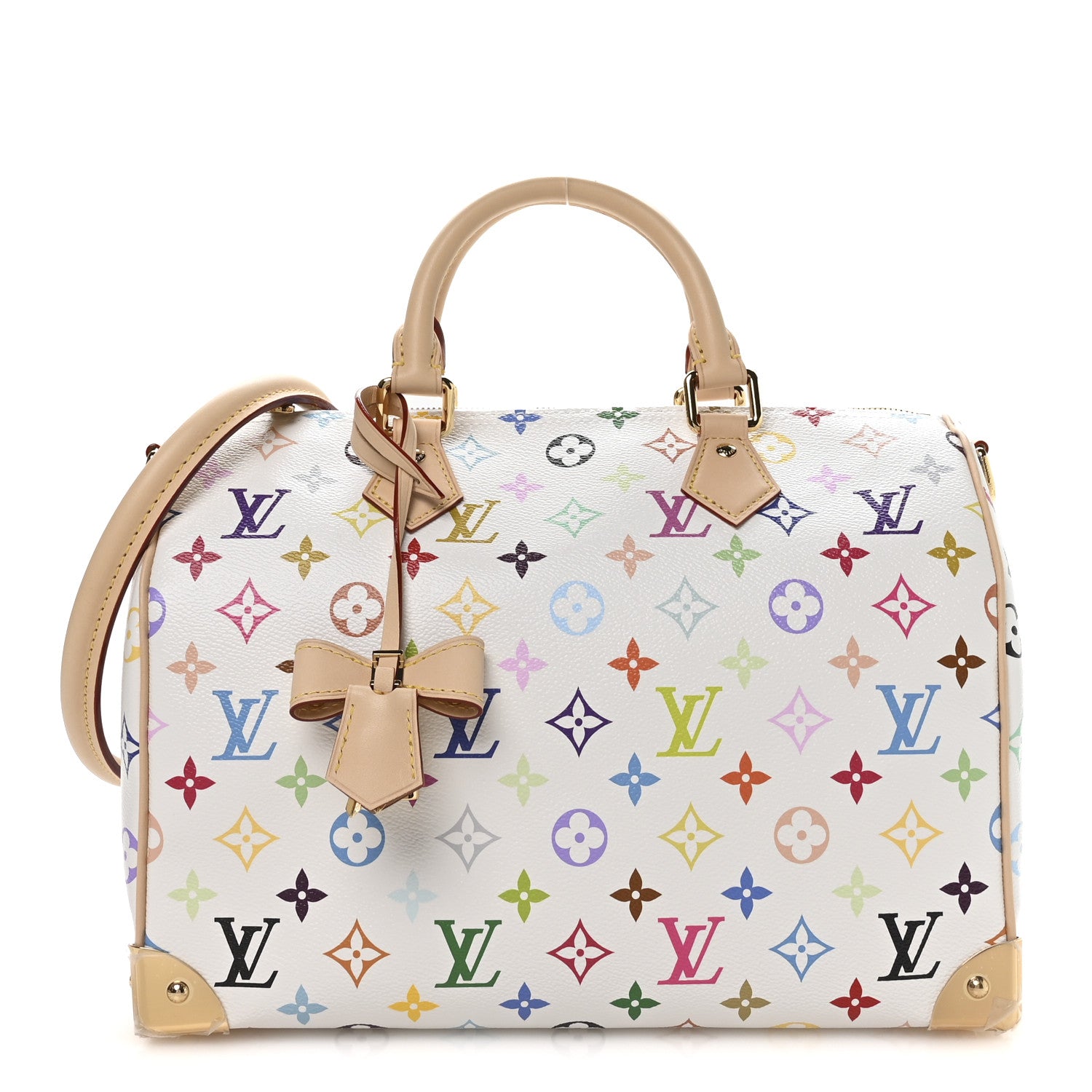 Louis Vuitton LV X TM Monogram Multicolor Speedy Soft 30 White 1 of 9