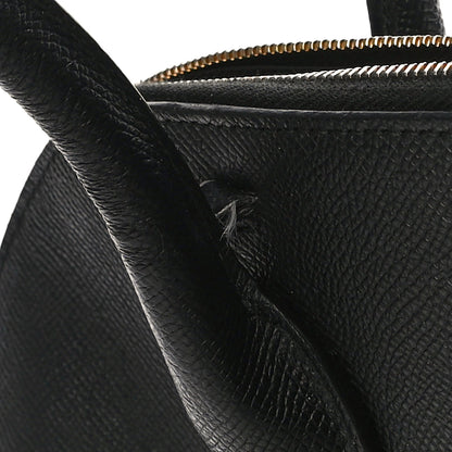 Balenciaga Signature Grained Calfskin Logo M Ville Top Handle Bag Black 12 of 22