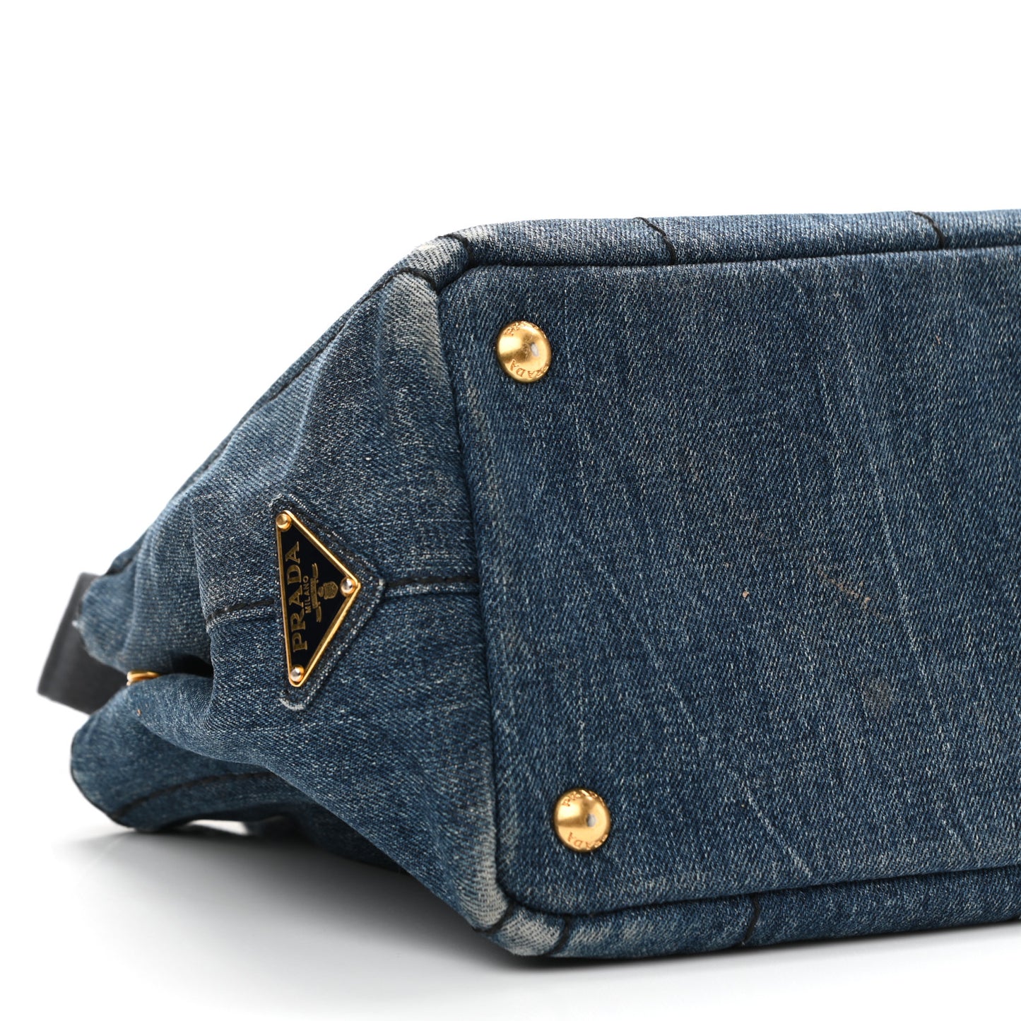 Denim Small Logo Tote Avio