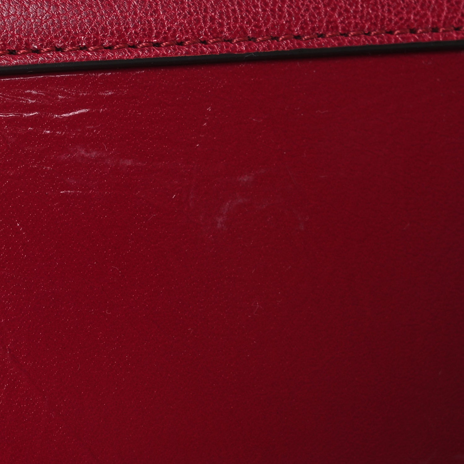 Givenchy Goatskin Mini GV3 Shoulder Bag Cherry Red 11 of 11