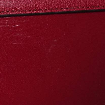 Givenchy Goatskin Mini GV3 Shoulder Bag Cherry Red 11 of 11