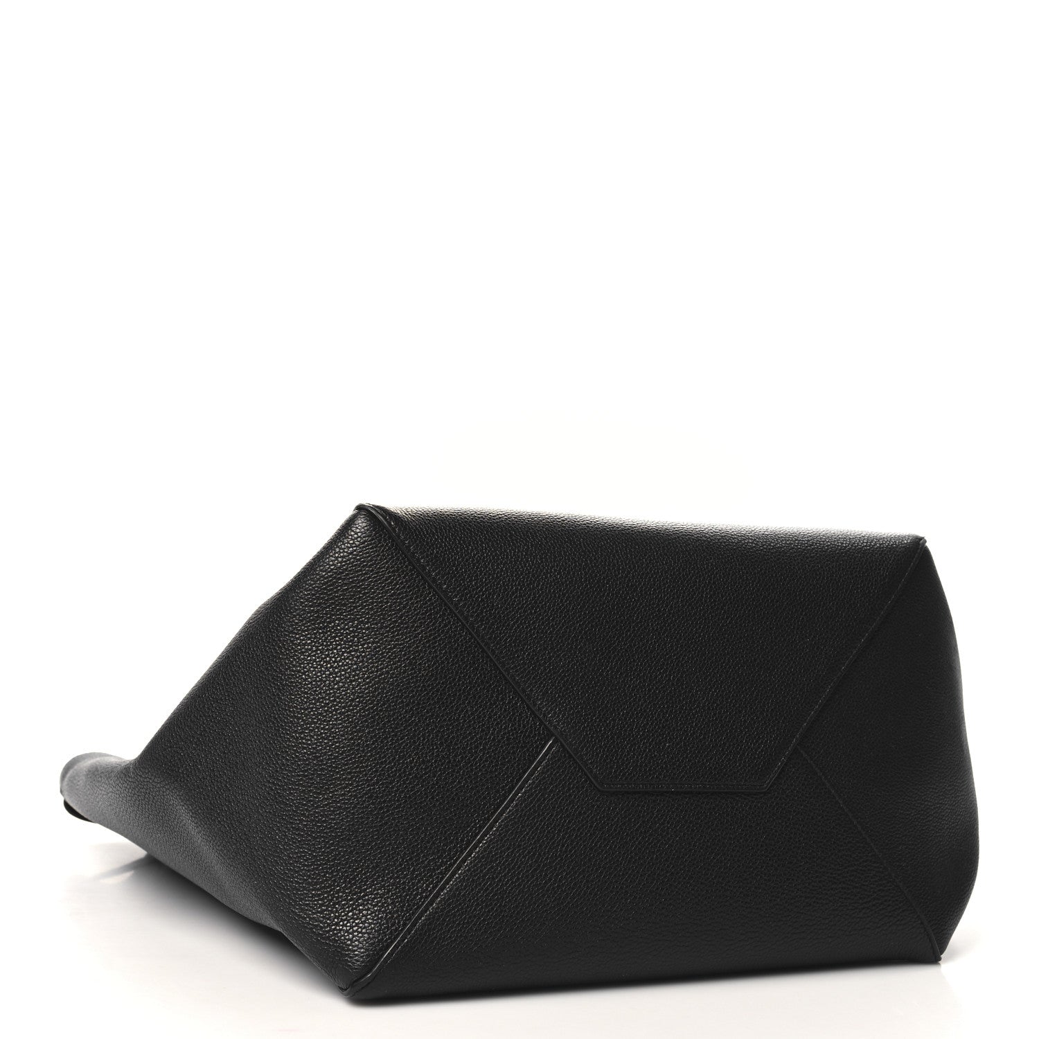 Celine Soft Grained Calfskin Small Belt Cabas Phantom Black 4 of 10