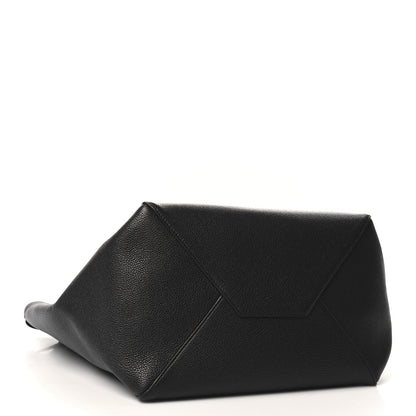Celine Soft Grained Calfskin Small Belt Cabas Phantom Black 4 of 10