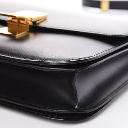 Celine Box Calfskin Medium Classic Box Flap Bag Black 9 of 12
