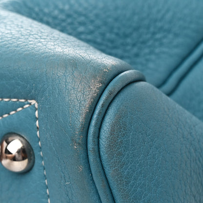 Hermes Taurillon Clemence Victoria II 35 Blue Jean 11 of 14