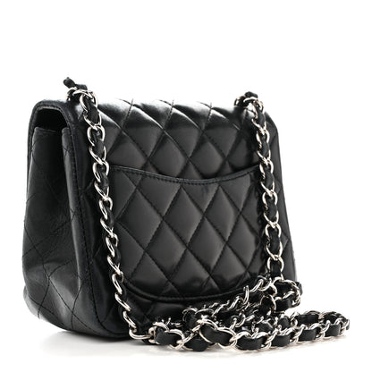 Chanel Lambskin Quilted Mini Square Flap Black 2 of 13