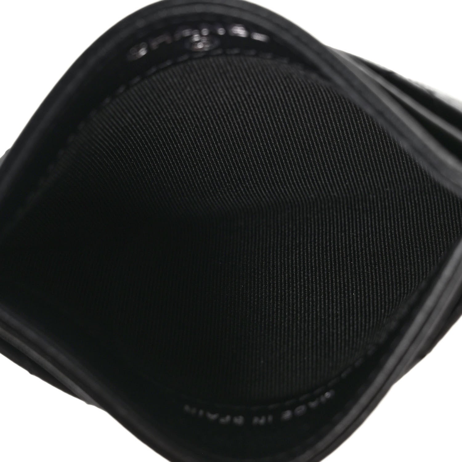 Chanel Lambskin Quilted Card Holder So Black 5 of 8