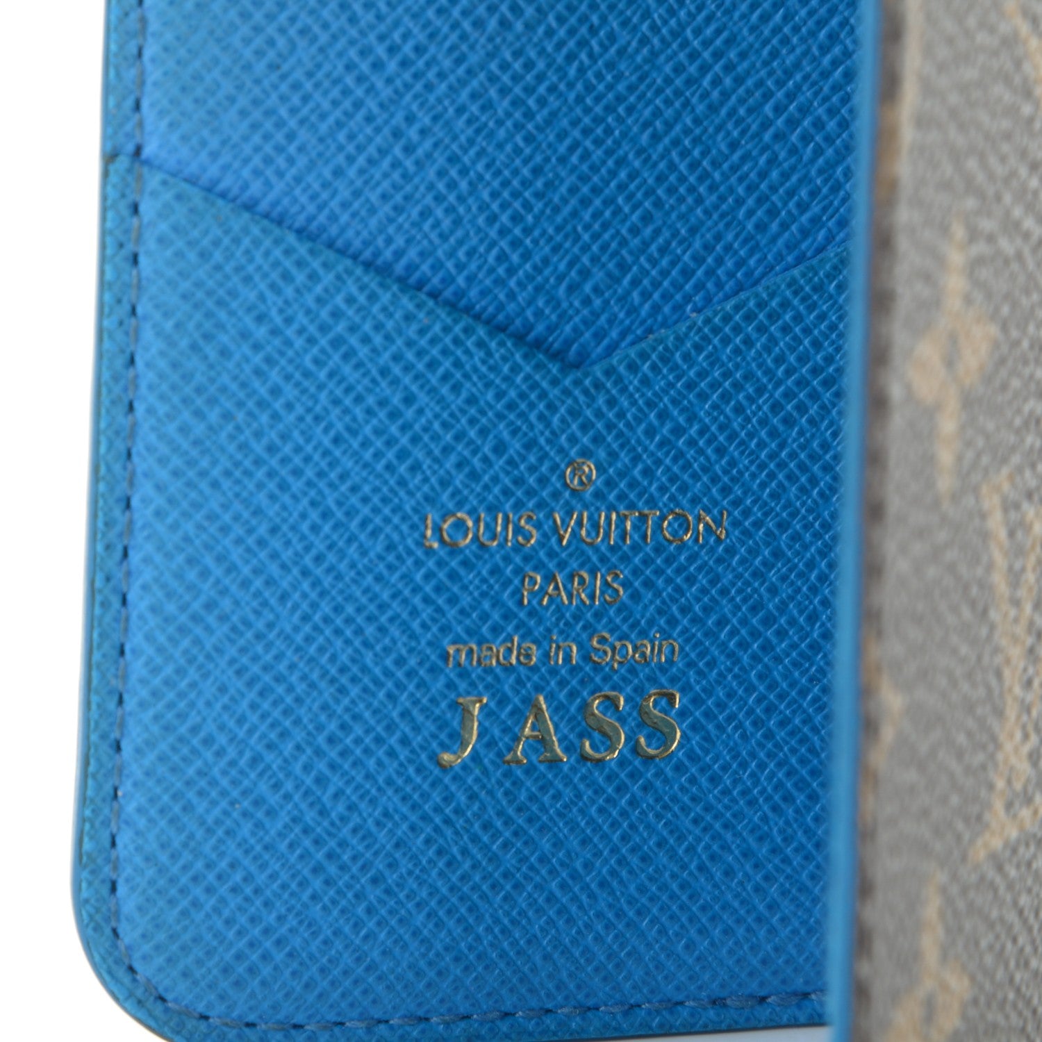 Louis Vuitton Monogram iPhone 6 Folio Case Blue 4 of 7