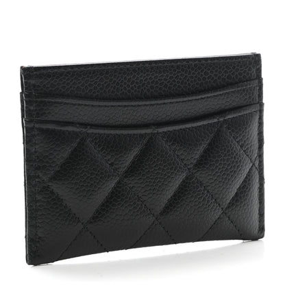 Chanel Caviar Quilted Card Holder Black 3 of 9
