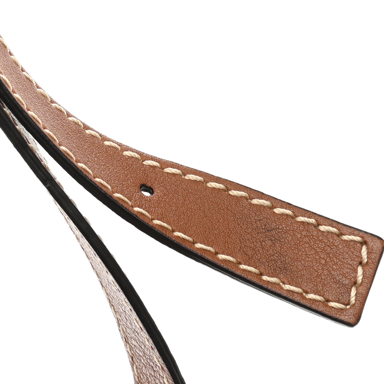 Chloe Suede Calfskin Stitched Small Marcie Round Crossbody Bag Tan 13 of 13