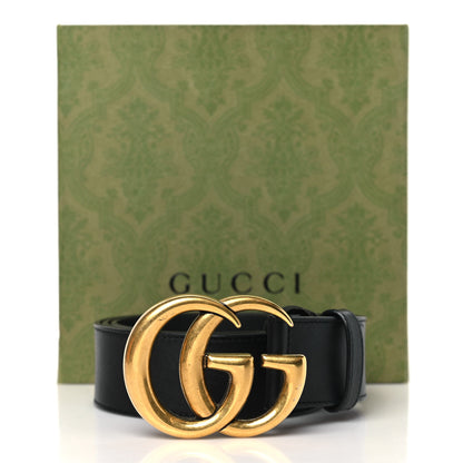 Gucci Calfskin Double G 40mm Belt 85 34 Black 5 of 5