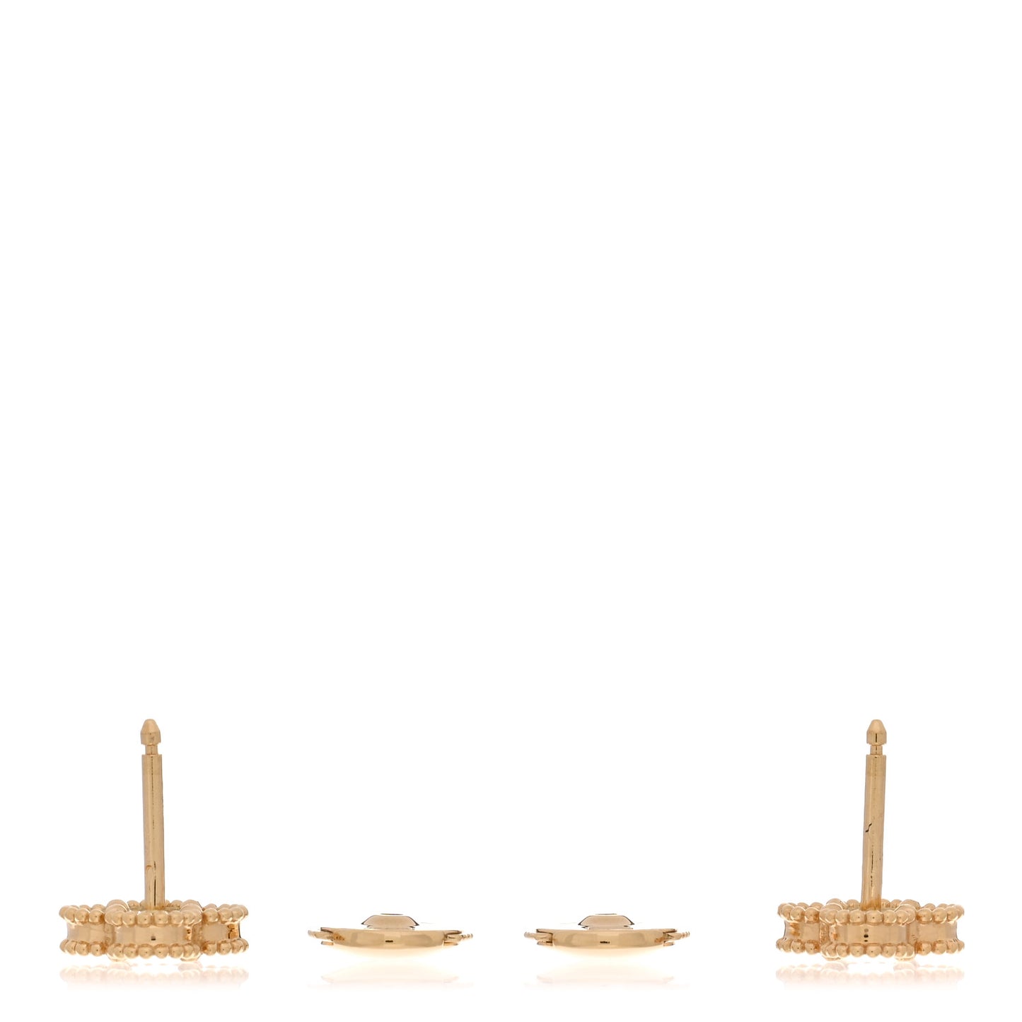 18K Yellow Gold Mother of Pearl Sweet Alhambra Earrings