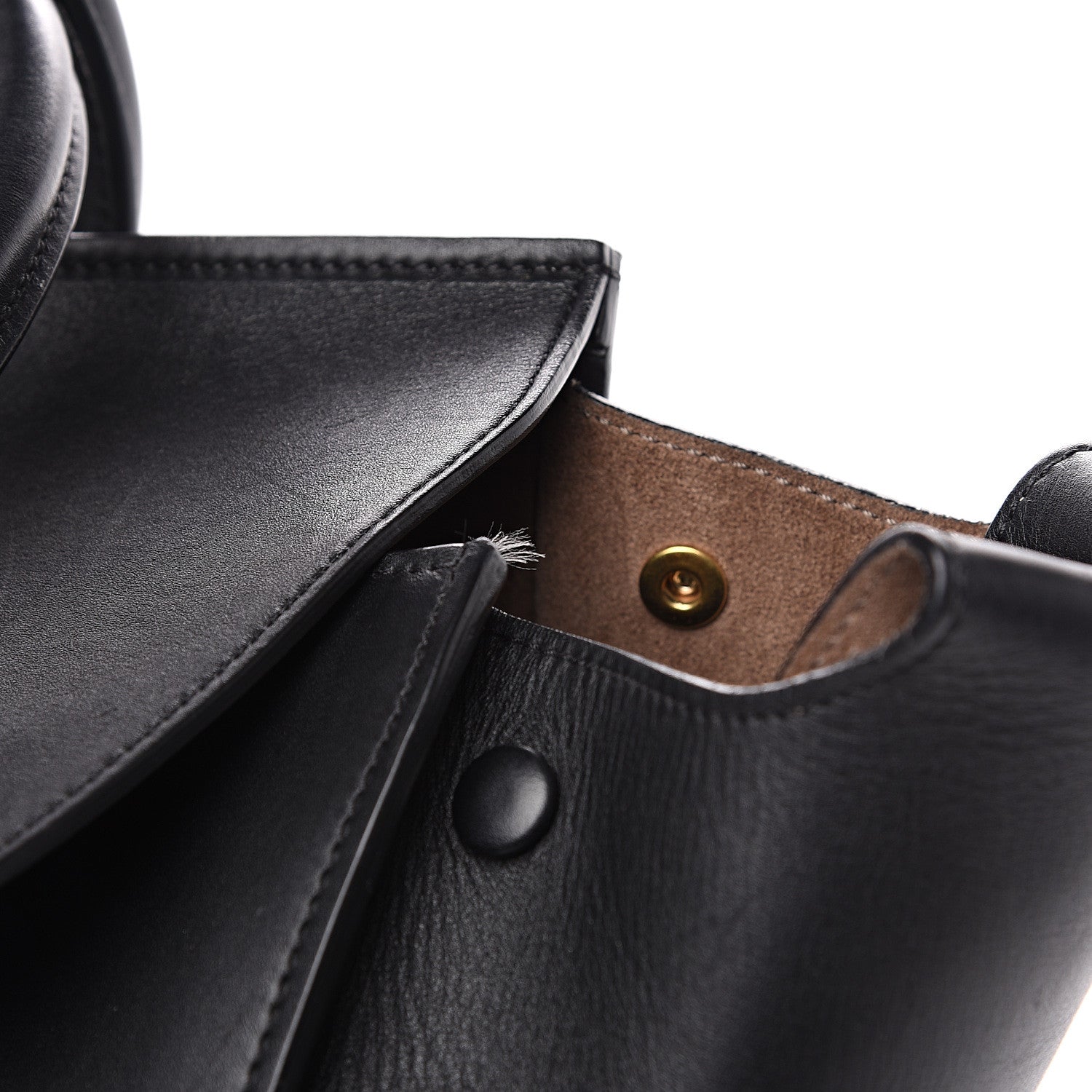 Celine Smooth Calfskin Small Tie Knot Tote Black 7 of 17