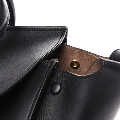 Celine Smooth Calfskin Small Tie Knot Tote Black 7 of 17