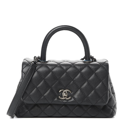 Chanel Caviar Quilted Mini Coco Handle Flap Black 1 of 11