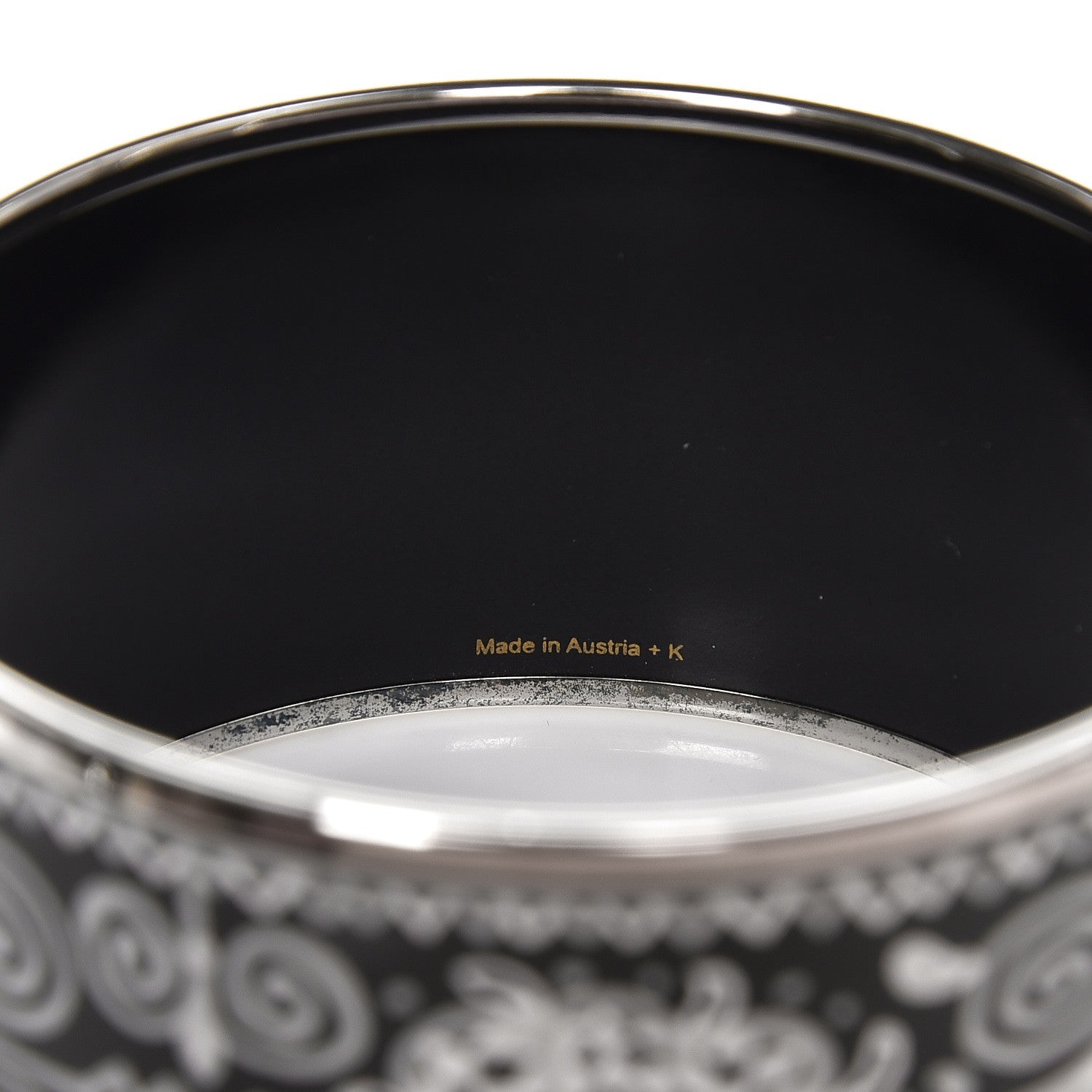 Hermes Enamel Printed Horses Extra Wide Bracelet 62 6 of 6