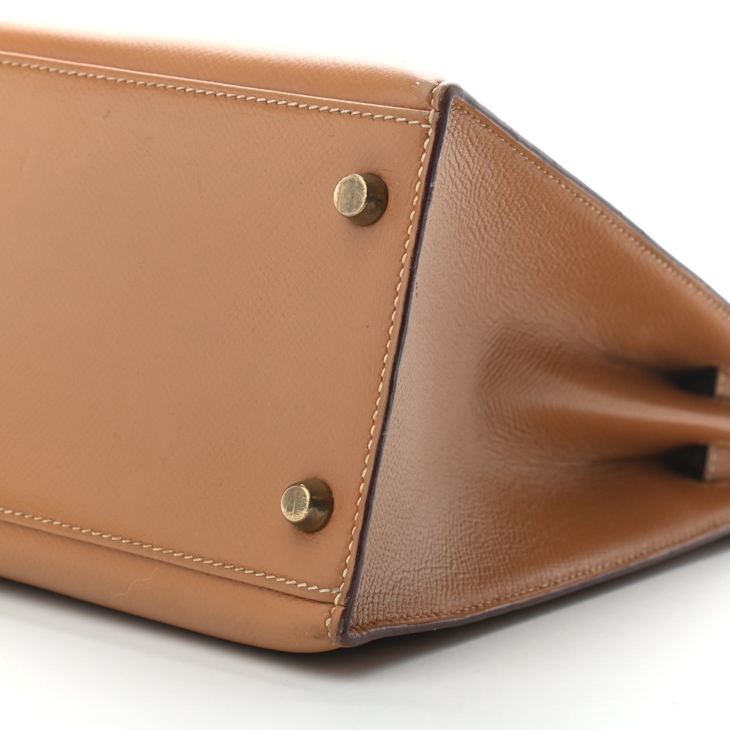 Hermes Courchevel Kelly Sellier 32 Gold 9 of 13