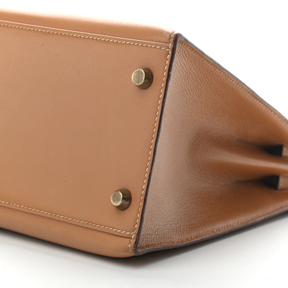 Hermes Courchevel Kelly Sellier 32 Gold 9 of 13