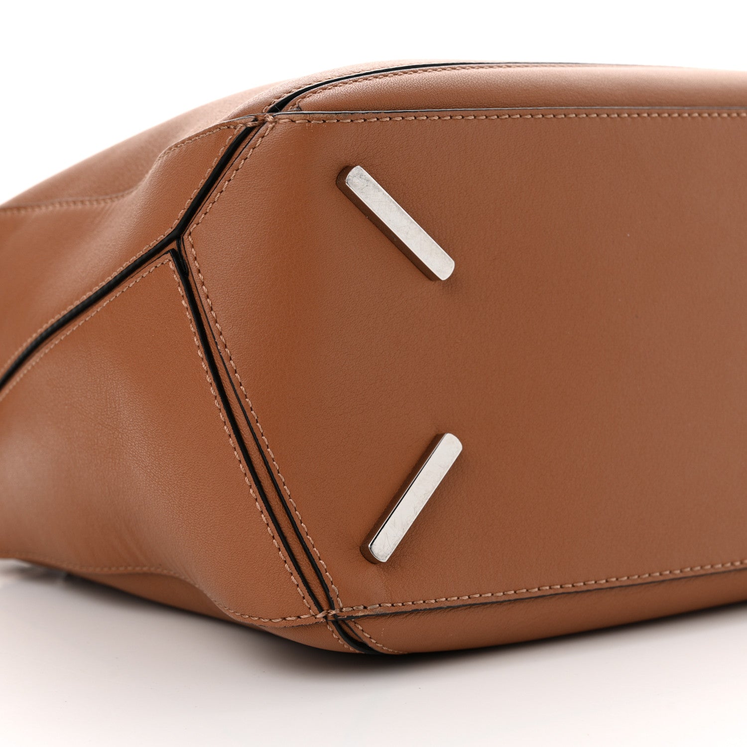 Loewe Calfskin Medium Puzzle Bag Tan 9 of 13