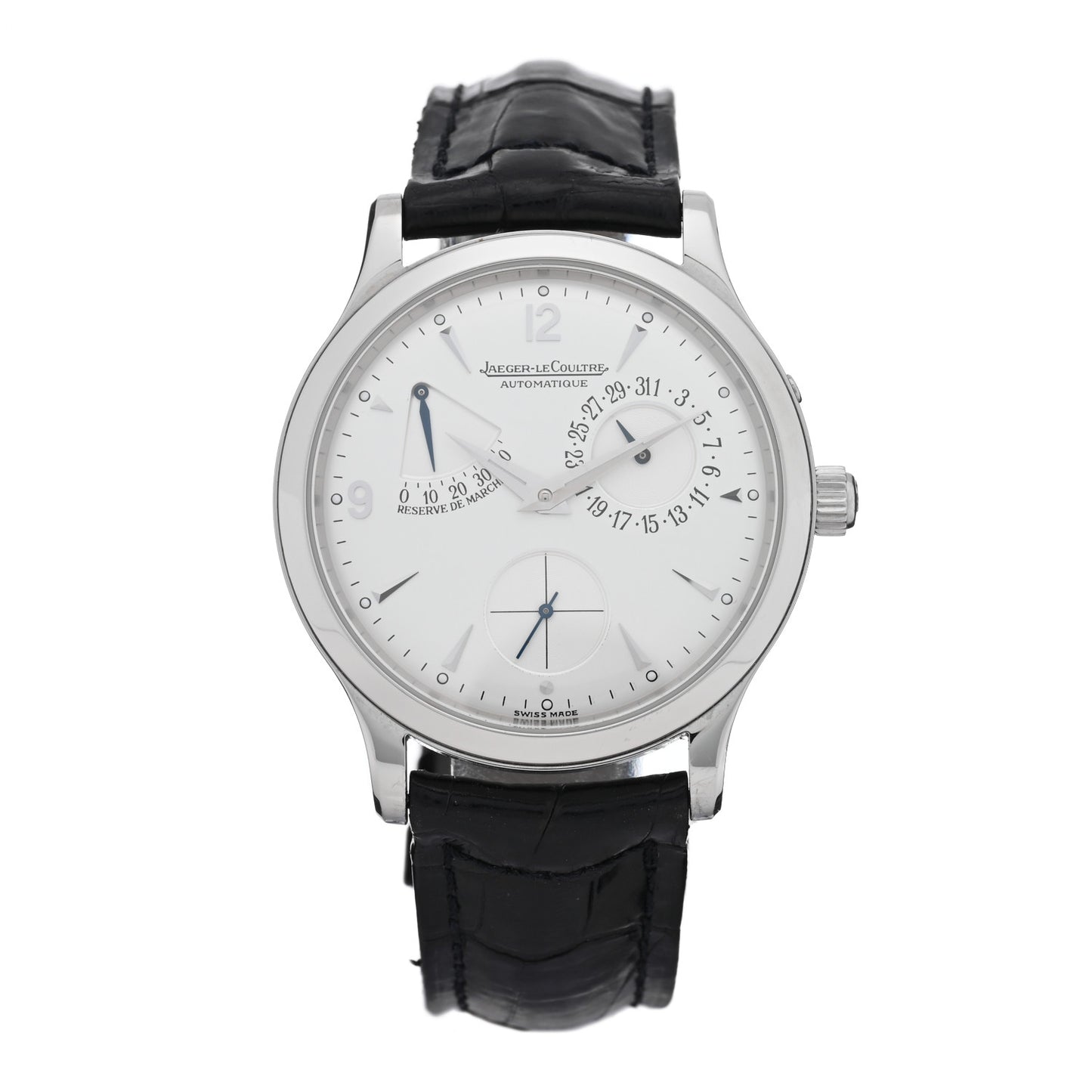 Stainless Steel Alligator 37mm Master Control Reserve de Marche Automatic Watch Q1378420