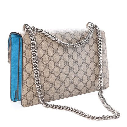 Gucci GG Supreme Monogram Small Dionysus Shoulder Bag Bright Turquoise 3 of 11