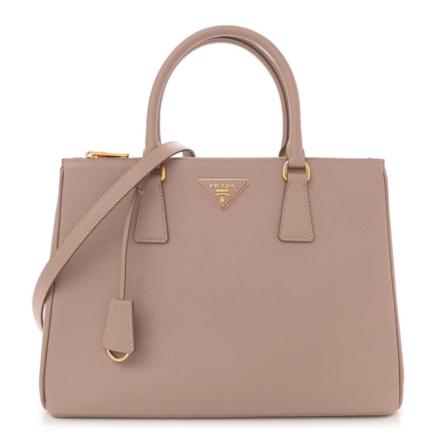 Saffiano Large Galleria Double Zip Tote Cipria