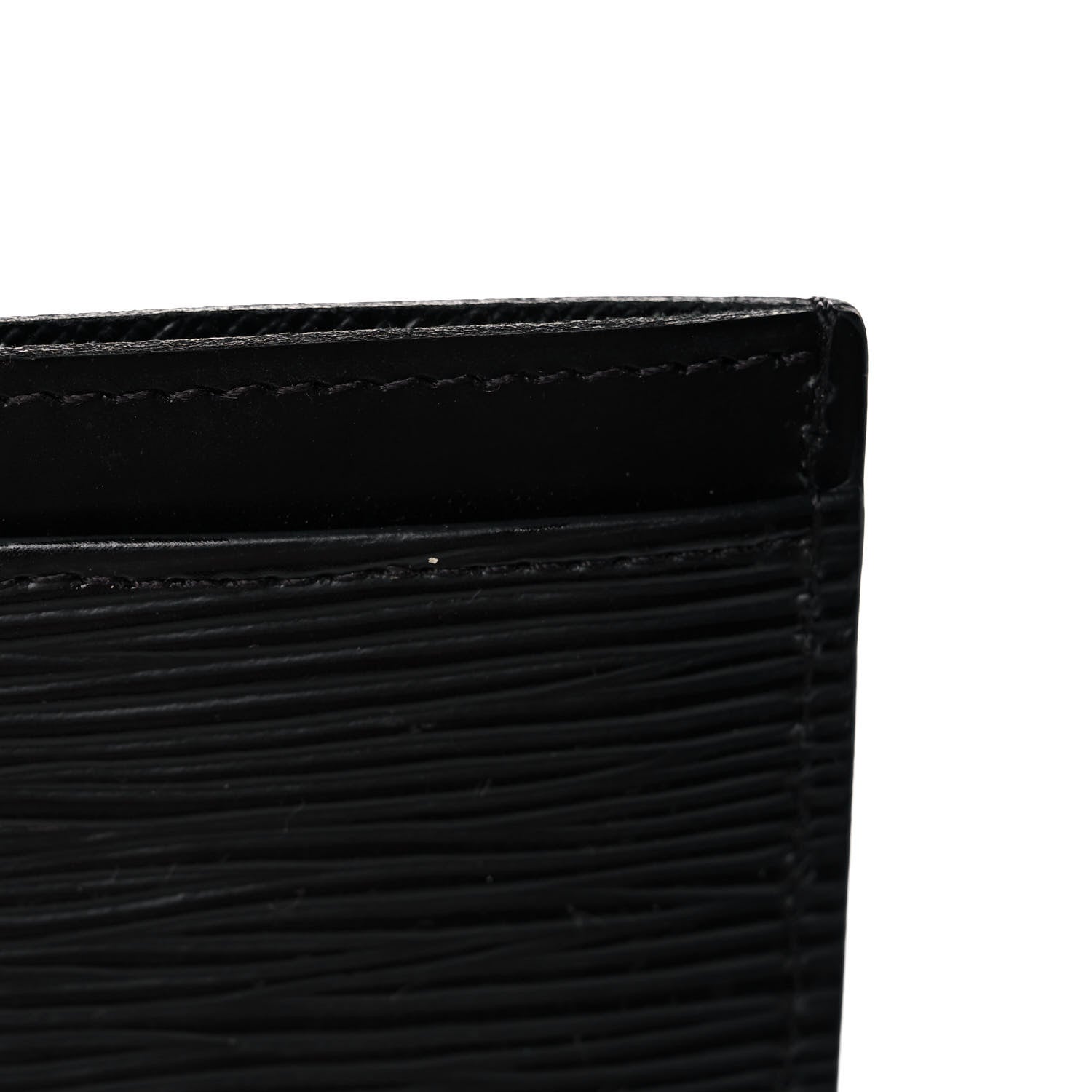 Louis Vuitton Epi Card Holder Black 9 of 10