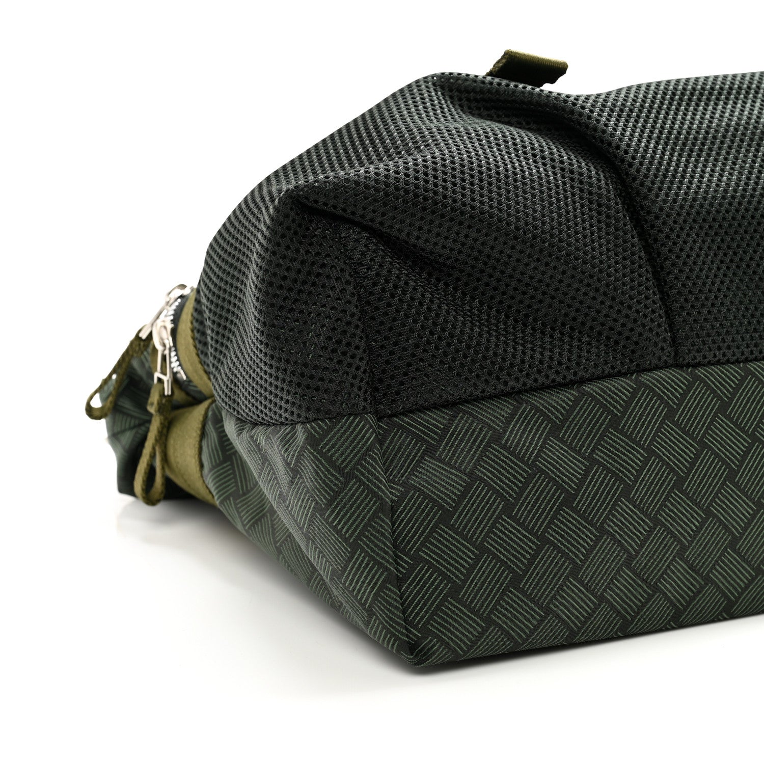 Bottega Veneta Jacquard Nylon Intrecciato Trekking Tote Khaki 7 of 8