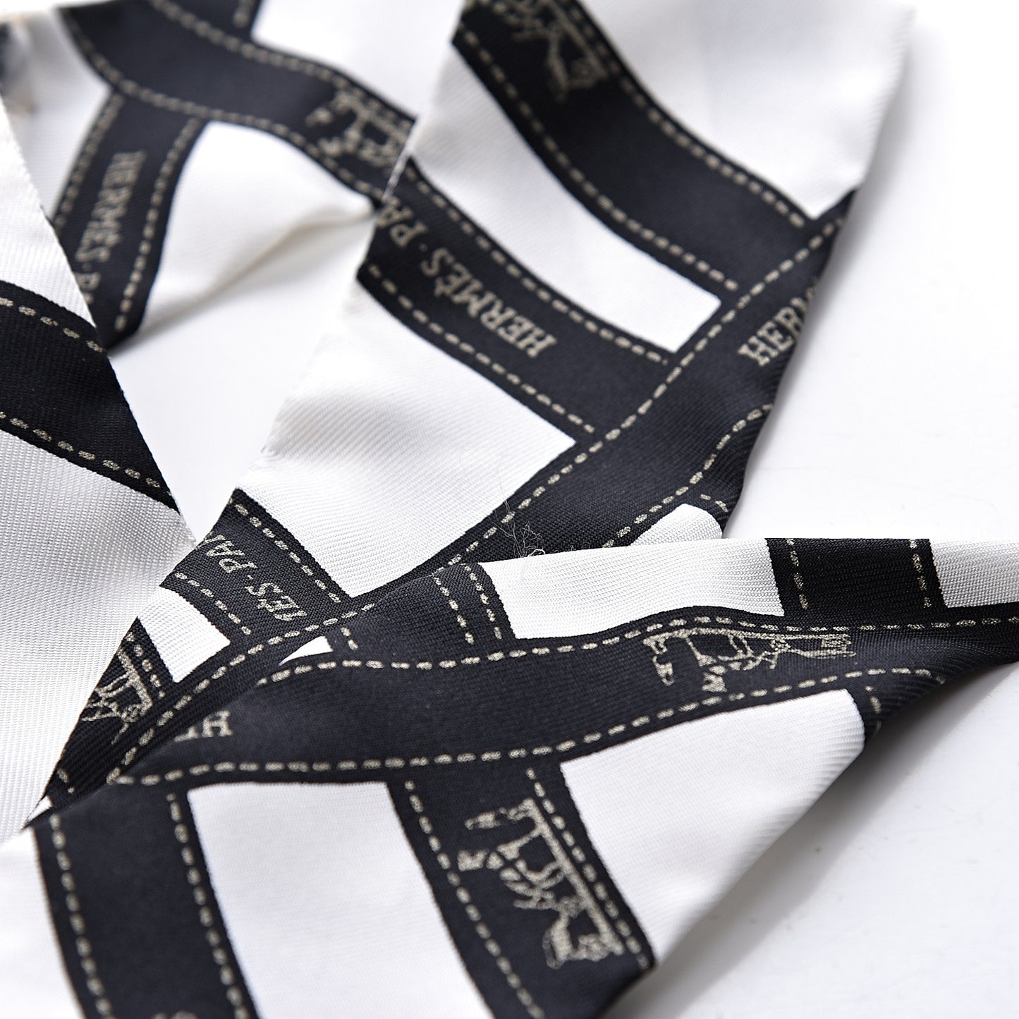 Silk Bolduc Twilly White Black