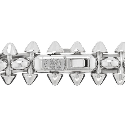 Cartier 18K White Gold Medium Clash De Cartier Flexible Bracelet 17 3 of 3
