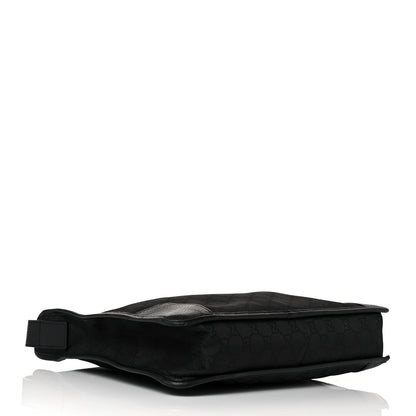 Gucci Nylon Monogram Shoulder Bag Black 6 of 18